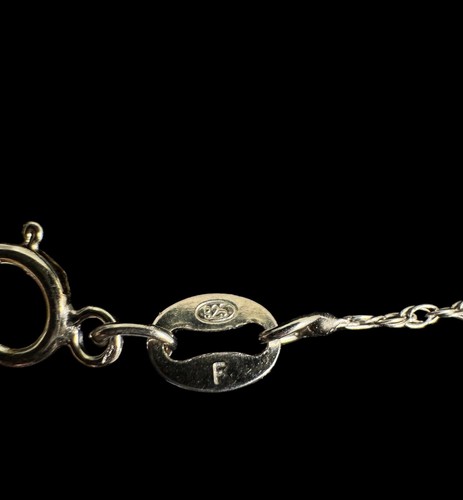 1/10 ct tw Diamant Cluster 925 Sterlingsilber Anhänger & Kette 18" - Bild 6 von 8