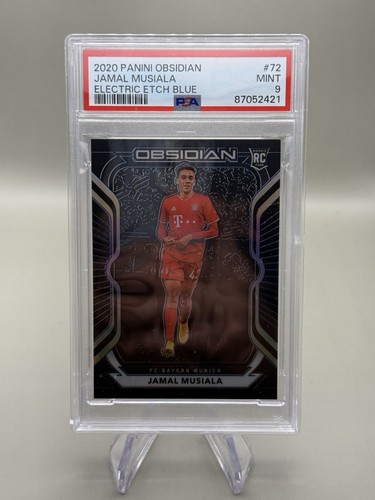 Jamal Musiala [Blue] #72 2020 Panini Obsidian card