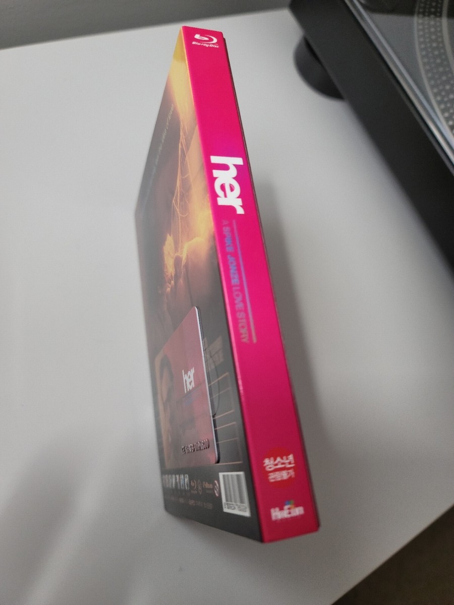KimchiDVD Her Blu-ray Steelbook Lenticular Slip. Please See