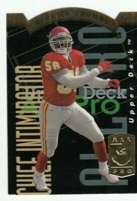 Derrick Thomas 1993 Upperdeck NFL Intimidator Card # AP15
