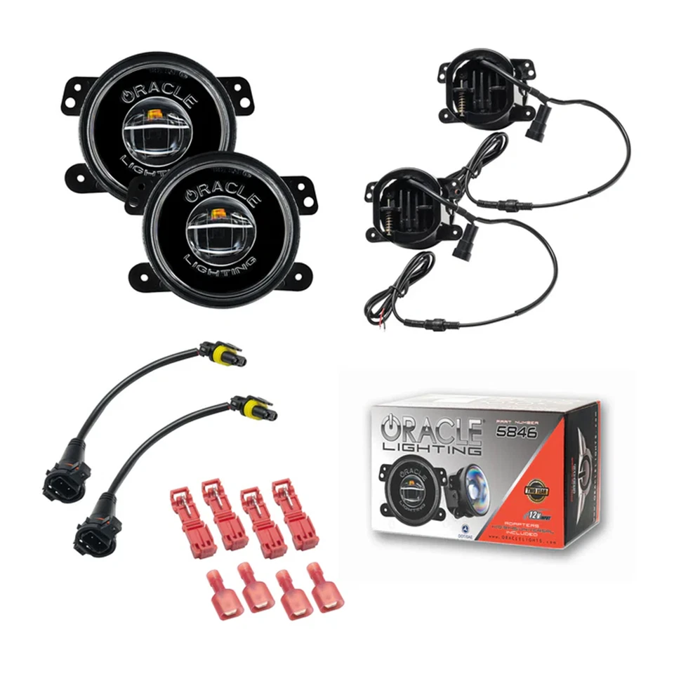 Oracle Lighting High Performance 20W Led Fog Lights For Jeep Wrangler JK / JL - Image 2 of 4