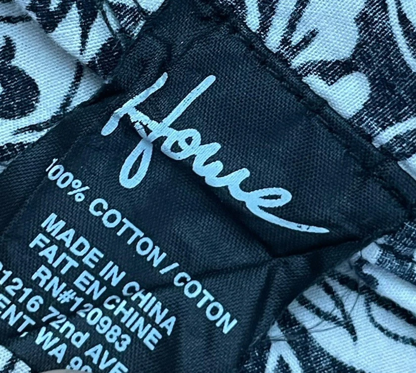 Men’s Shirt Button Down Short Sleeve Howe Small Tropical - Image 4 of 4