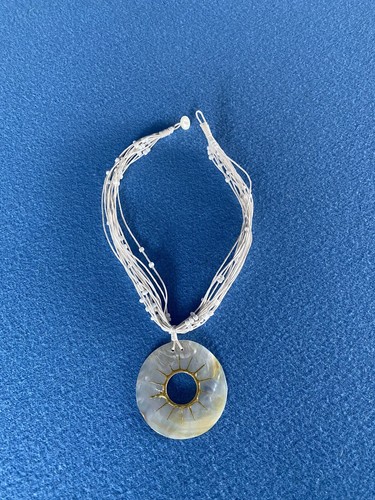 Pearl SUNBURST Necklace Preowned 