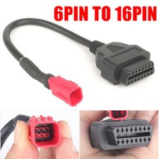 Obd2 Motorcycle Cable For Honda 6 Pin Plug Diagnostic Cable To 16 Pin Adapter Obd2 Motorcycle Cable For Honda 6 Pin Plug Diagnostic Cable To 16 Pin Adapter