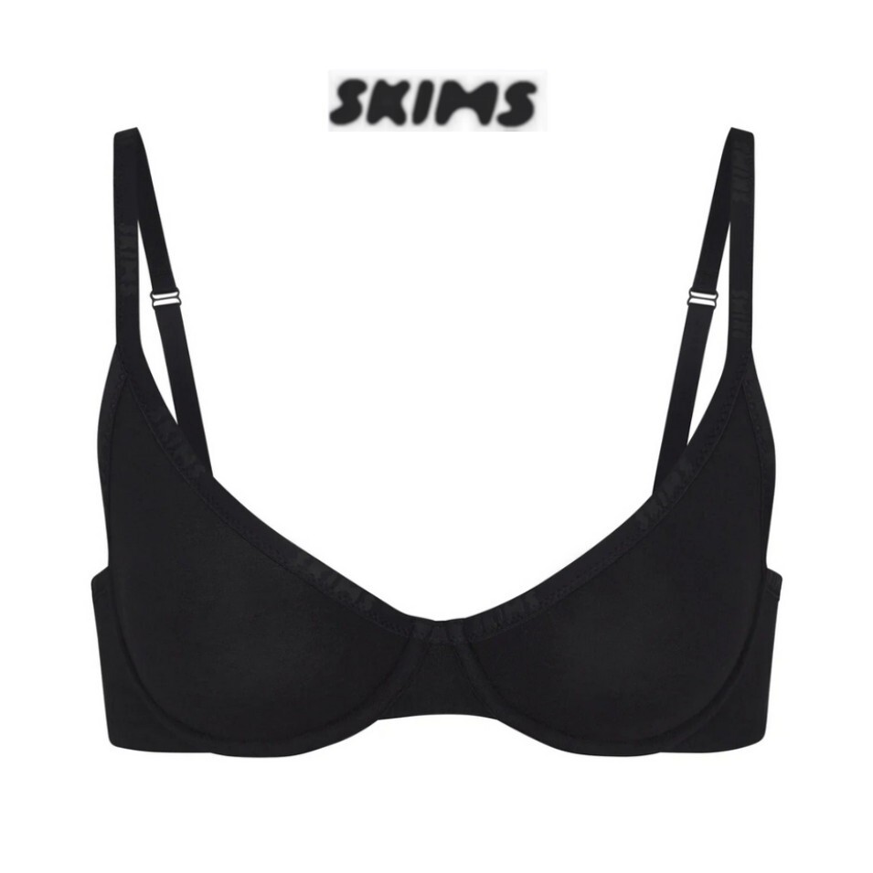 SKIMSブラジャー34DD&ショーツS SKIMSブラジャー34DD&ショーツS SKIMS Cotton Logo Underwire