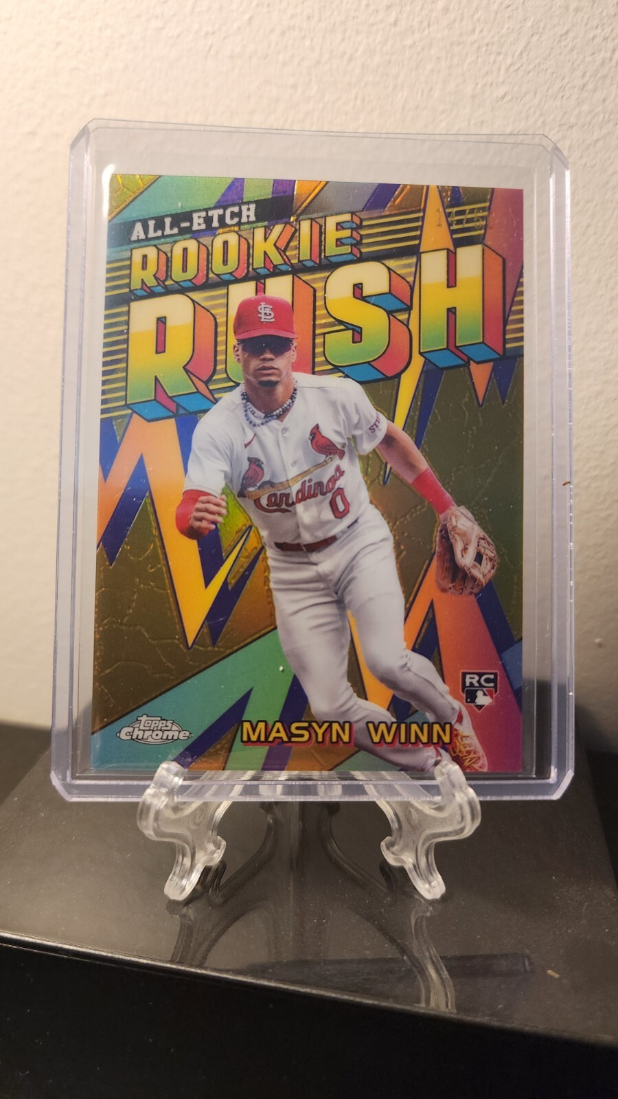 2024 Topps Chrome Masyn Winn Gold All Etch Rookie Rush #CERR-9 SSP /50  1/30,279