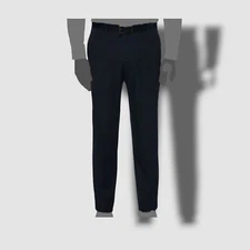 $85 Perry Ellis Portfolio Men's Blue Modern-Fit Stretch Dress Pants Size 34W 30L