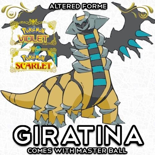 Shiny 6IV Giratina in both forms - Altered and Origin forms Legendary  Pokemon Holding Master Balls for Sword, Shield, Brilliant Diamond, Shining  Pearl, Legends Arceus, Scarlet, and Violet - elymbmx