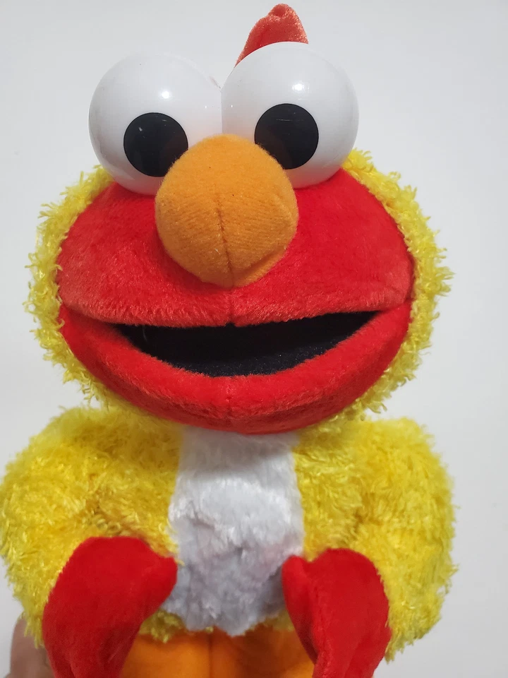 Juguete Chicken Dance Elmo 13" 2001 Plaza Sésamo Fisher-Price canta y baila funciona Foto 2 de 4