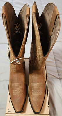 Ariat® Women's 12 B Heritage X Toe Elastic Calf Western Boot in