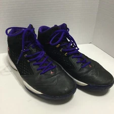Jordan Rising High Top Black Concord High Flight Speed Size 11 Black/Purple