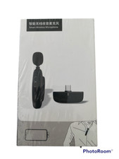     BRAND NEW Smart Wireless Microphone Wireless Lavalier Microphone BLACK    