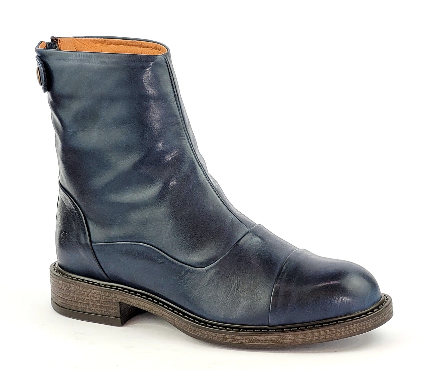Дизайнер обуви Copenhagen Dahlia S212-1006 из коллекции blau Echtleder Damen Stiefelette