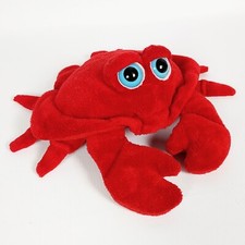Petting Zoo RED Crab Plush 9" Stuffed Animal Ocean Sea Creatures Zodiac Cancer