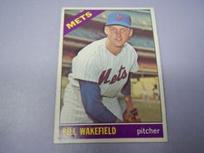 1966 Topps Baseball Bill Wakefield New York Mets #443 -