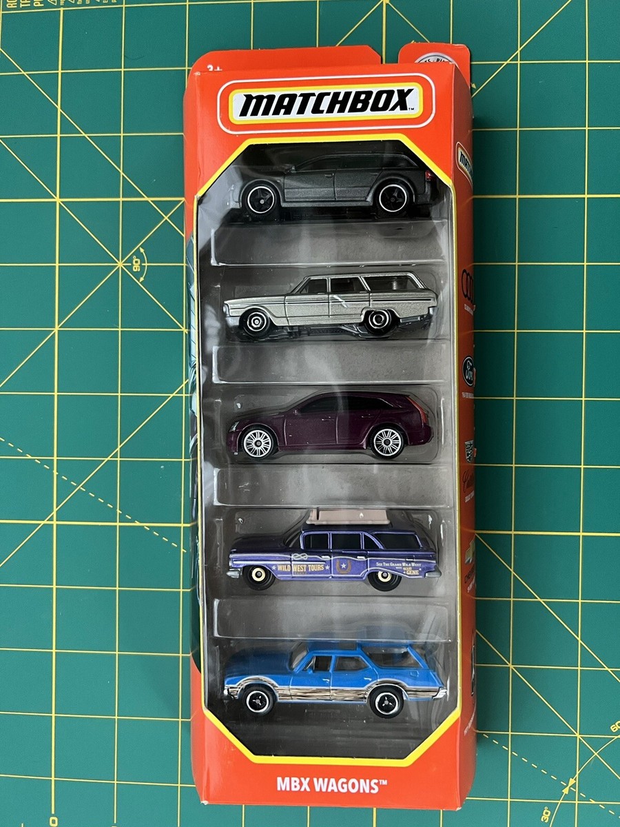 2021 MATCHBOX MBX WAGONS 5 PACK MULTIPACK - FORD FAIRLANE CADILLAC