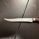 Vintage Steak Knivfe Quiket Stainless Steel  "Quikkle" Brown Handle — photo 3