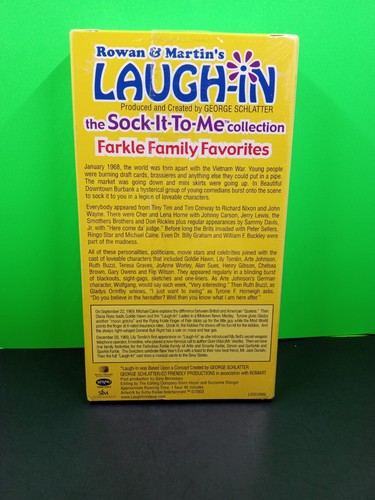 Rowan Martin Laugh In The Sock It To Me Collection VHS Neu Versiegelt Neu in Verpackung Neu im Karton - Bild 3 von 4