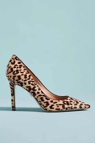 Sam Edelman Hazel leopard heels 8 wide 