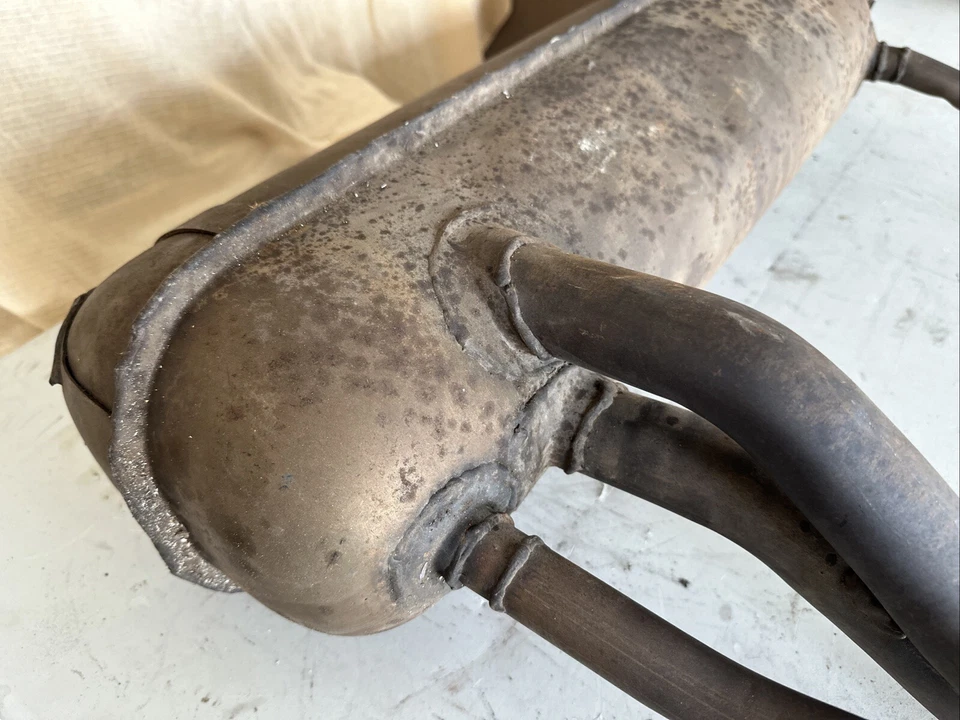 Silenciador de escape principal superior OEM Ferrari 512 BB / 512 BBi 109127 Boxer ¡LEER! Foto 3 de 4