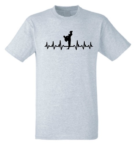 Karate T shirt | It's in My HeartBeat Freestyle Martial Arts t-shirt MMA tshirt - Picture 12 of 12