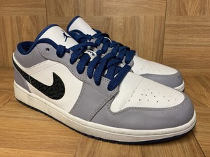 RAREð¥ Nike Air Jordan 1 Retro Low True Blue Cement Sz 12 Men's Shoes 553558-103 | eBay
