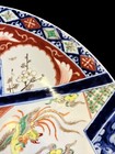 Large 18” Beautiful Yamatoku Japanese Kutani Porcelain Charger Meiji Period — photo 2