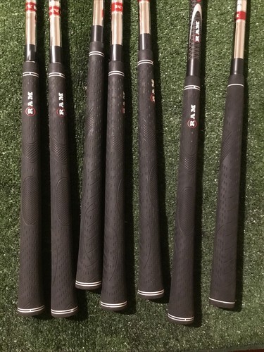 RAM Laser Full Set Driver 3W, 4/5H, 6/7 & 8/9 Irons, Wedge, Putter Uniflex Steel - Picture 12 of 12