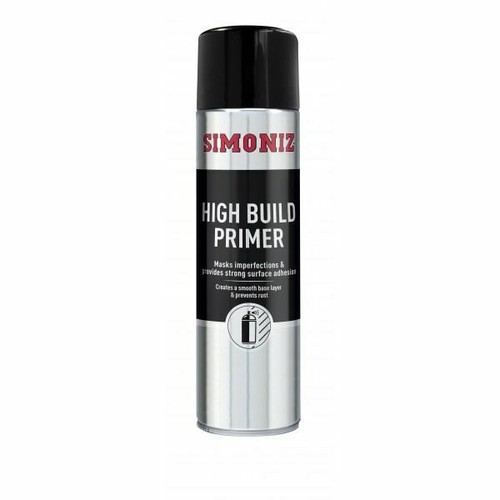 Simoniz High Build Primer Spray Putty Filler Aerosol Paint 500ml