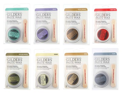 GILDERS  Colorizing Paste Wax Pack of 30ml/1oz Many Colors for Gilded Finish