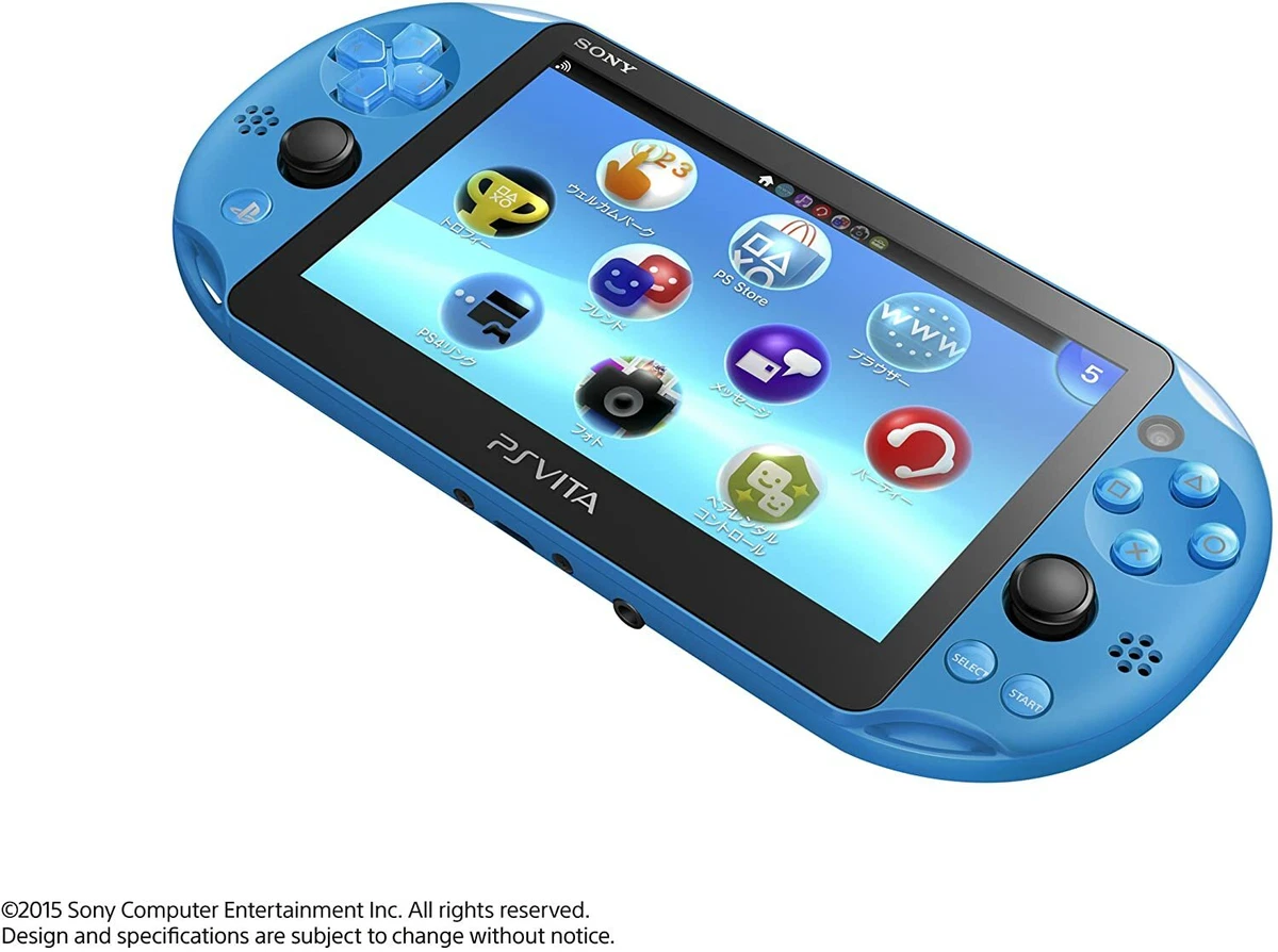 PlayStation Vita Wi-Fi model Aqua Blue (PCH-2000ZA23) Approx. 2.1 