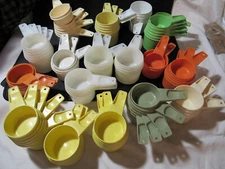 Vintage Tupperware ~Replacement Dry Measuring Cups   -Your Chose of color & size
