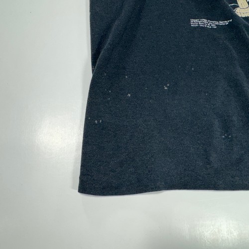 Taz White Sox XL T-Shirt Black Vintage Single Stitch Logo 1992 MLB Chicago Rare - Foto 9 di 24