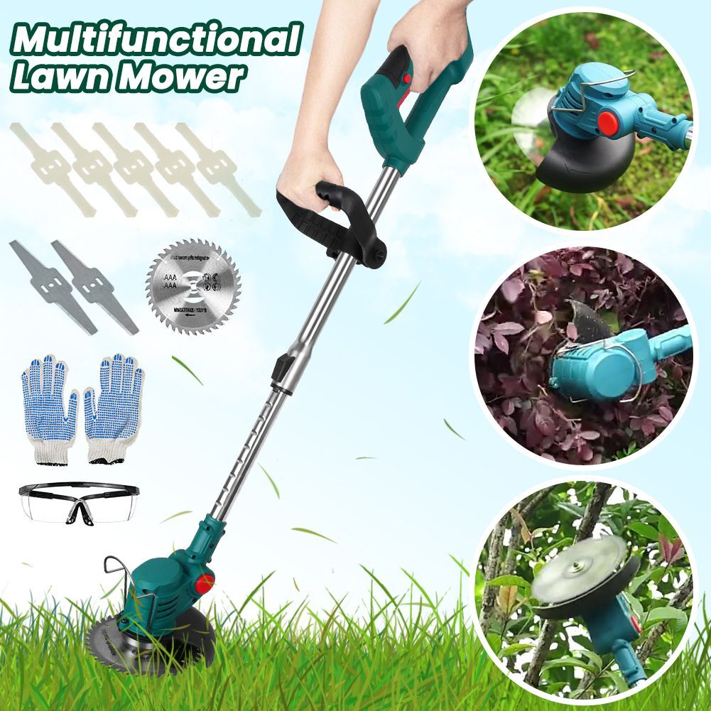 Electric Cordless Grass Trimmer Strimmer Garden Lawn Edger Cutter