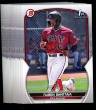 2023 Bowman Ruben Santana 1st  Bowman Paper Lot of 25