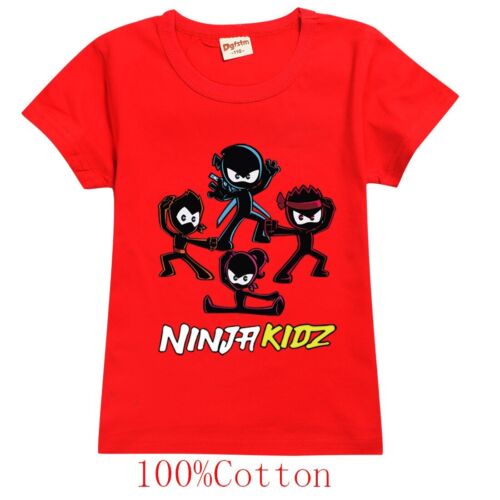 Ninja Kidz Kids Clothes Tees Cotton Short T-shirts Children Sweatshirt X'masgift - Picture 22 of 44