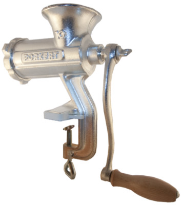 Porkert Cast Iron Manual Meat Grinder Size 10 High Quality Made in Czech NEW kit