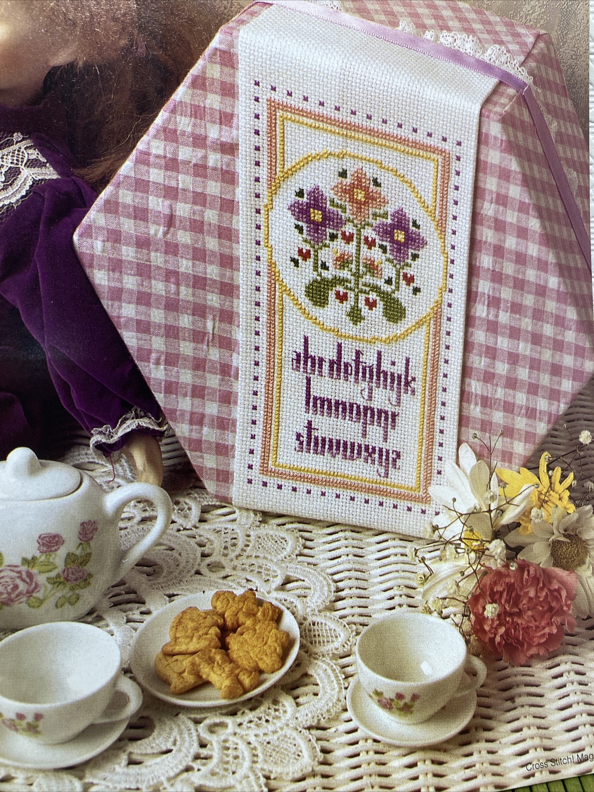 Vintage Cross Stitch Magazine 1998 Number 45 Fairy Tale Lane Unicorn