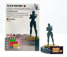 Marvel Heroclix Black Panther 002 w/ Card Black Panther Set