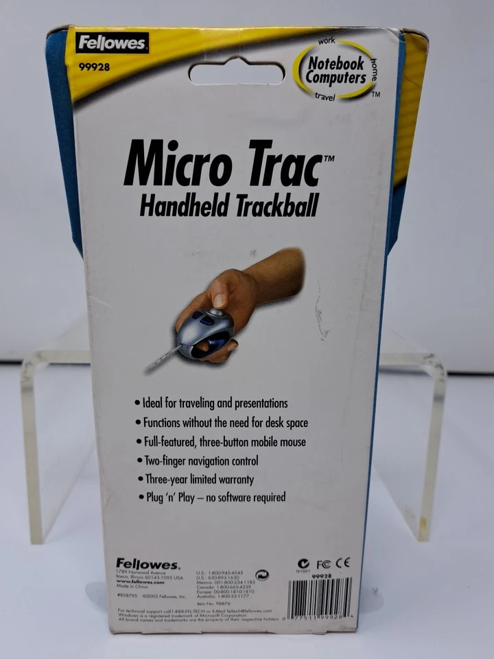 Fellowes Micro Trac 3-button Handheld #99928 - Image 2 of 3