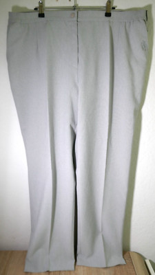  ADELINA BY SCHEITER HELLGRAUE  DAMENHOSE GRÖßE 52 UNGETRAGEN SOMMERHOSE BUND E