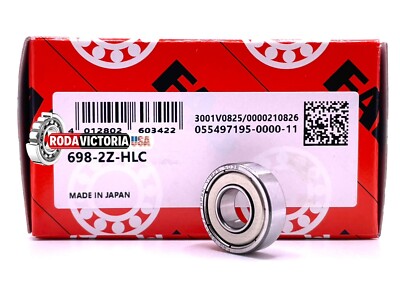 FAG 698ZZ Deep Groove Ball Bearings 8x19x6mm GENUINE FAG MADE IN