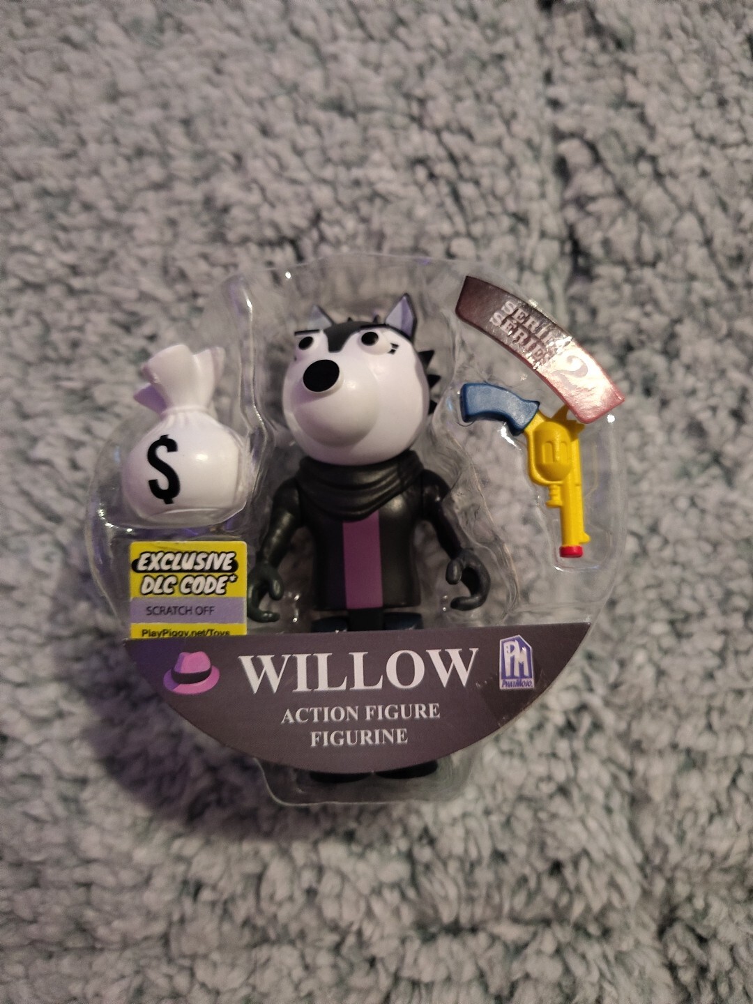 PIGGY WILLOW 3.5” Series 2 Action Figure Toys Wolf Roblox w/ DLC Exclusive Code