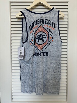 AMERICAN FIGHTER by AFFLICTION Men's Tank Top / T-Shirt ROBERTS SLUB - MMA - New