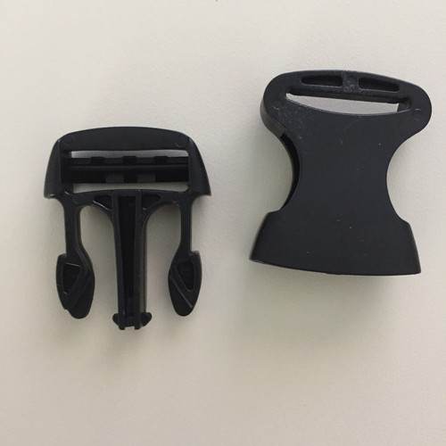 30 Buckles Black Plastic Quick Release for 1" wide webbing - Picture 5 of 11