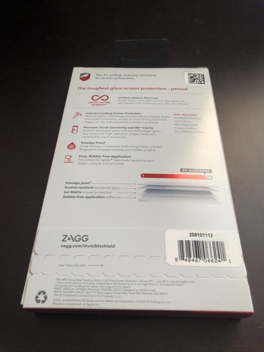 ZAGG Invisible Shield Glass+ Screen Protector for Apple iPhone X - 第 2/3 張圖片