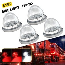 LED Watermelon Side Marker Red White Light Clearance Lamp Blinker Indicators 12V