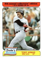 1985 Topps Drake's Big Hitters #1 Tony Armas