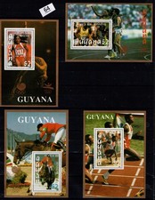 / GUYANA - MNH - DEPORTES - OLIMPIADAS - CABALLOS - ORO