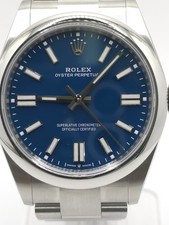 2025 Rolex Oyster Perpetual 134300 Blue Dial on Oyster Complete
